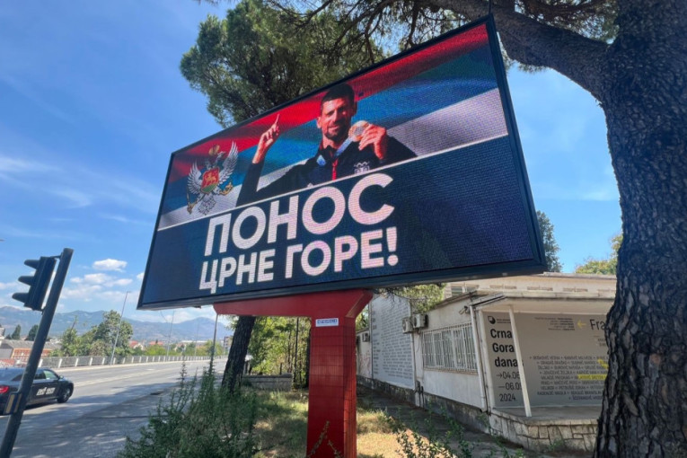 Bilbord u Podgorici: Novače, ti si ponos Crne Gore! (GALERIJA)