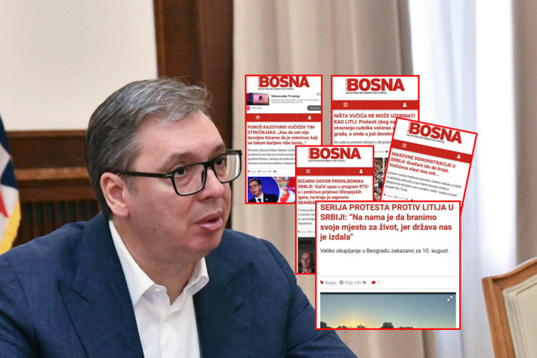 Islamistička "Slobodna Bosna" u žestokoj kampanji: Plaše se srpskog litijuma, pa lažima podržavaju opoziciju da sruši Vučića!