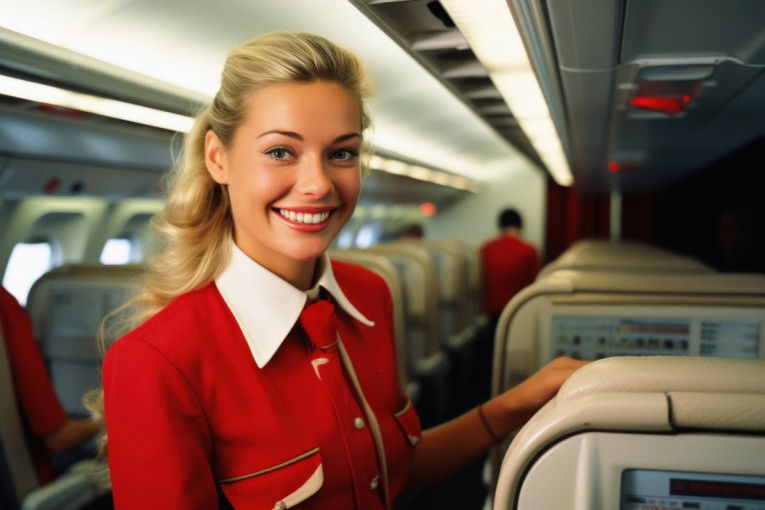 Mislite da vas stjuardesa samo ljubazno dočekuje? Evo šta zapravo gleda čim uđete u avion