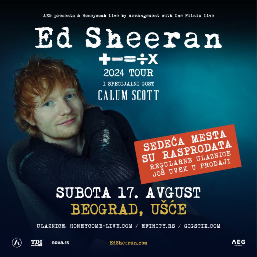 Brojimo sitno do koncerta Eda Širana: S rekordnom „Mathematics" turnejom stiže u Beograd! (FOTO)