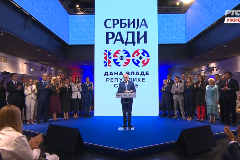 Vučević predstavio rezultate 100 dana rada vlade! "Temelj, sigurnost, snaga, napredak - Srbija radi!"