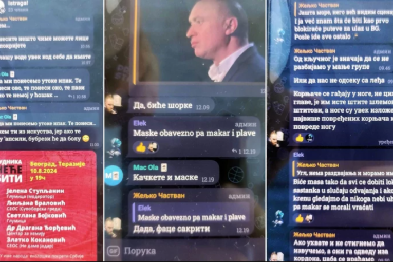 "Gađajte u noge, ne u glave" Uhapšene četiri osobe, planirale napad na policiju na protestu: SMS poruke otkrile njihov plan (FOTO)