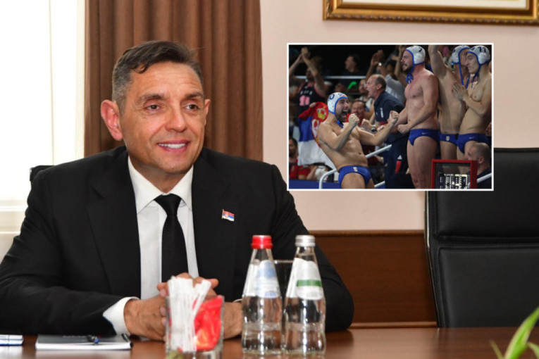 Vulin ponosan na srpske vaterpoliste: Živeli vi svojoj Srbiji, svojoj Srpskoj i svim Srbima gde god da žive