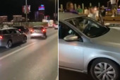 Uhapšen batinaš sa Gazele: Tukao vozača koji nije hteo da blokira most! (VIDEO)