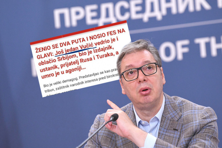 Islamisti iz "Slobodne Bosne" poludeli od mržnje prema Vučiću: Koriste i daleku prošlost da bi ga napali, smeta im njegovo prezime