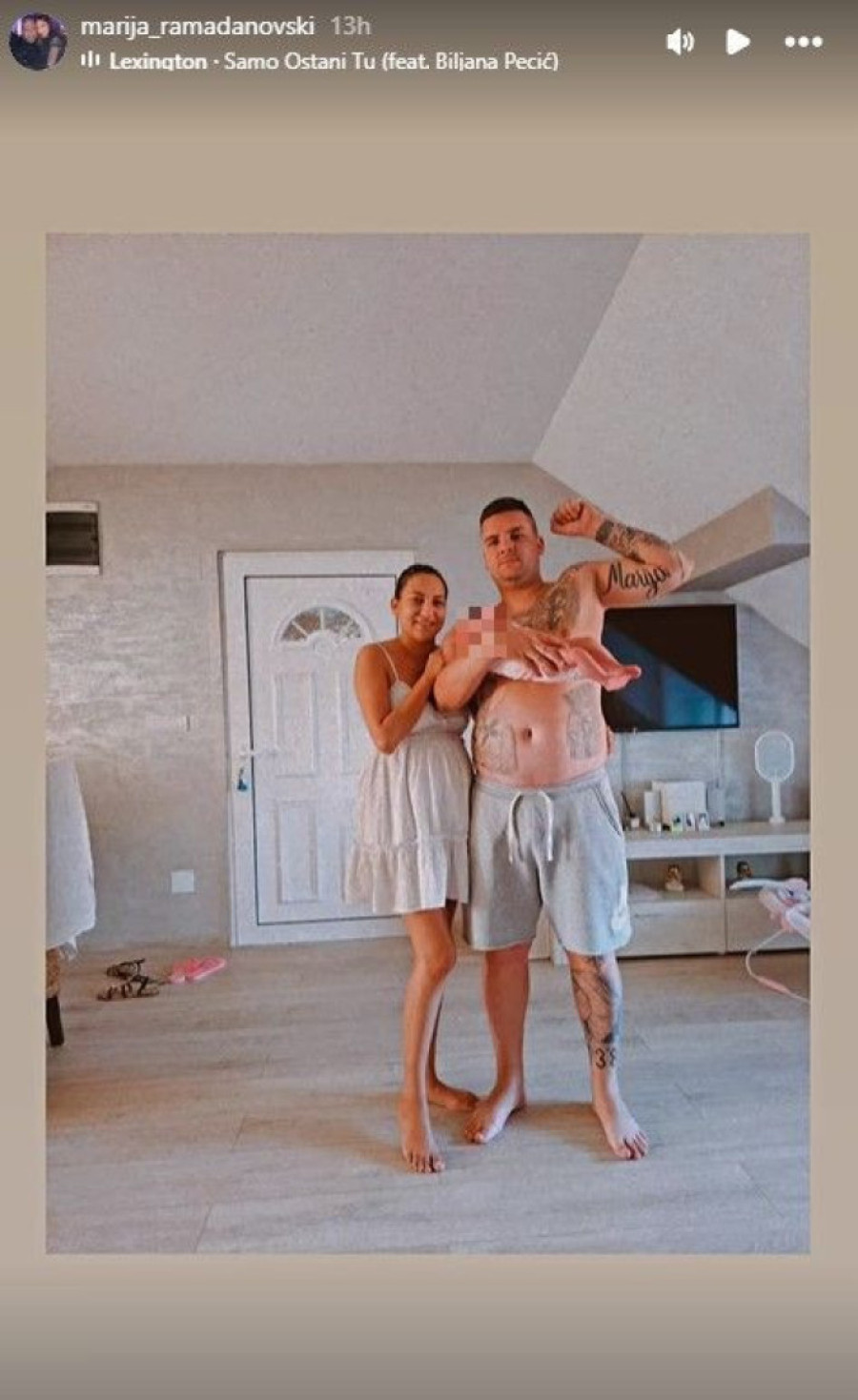 Prva fotografija Marije Ramadanovski sa suprugom i ćerkom: Hit prizor iz porodičnog doma! (FOTO)