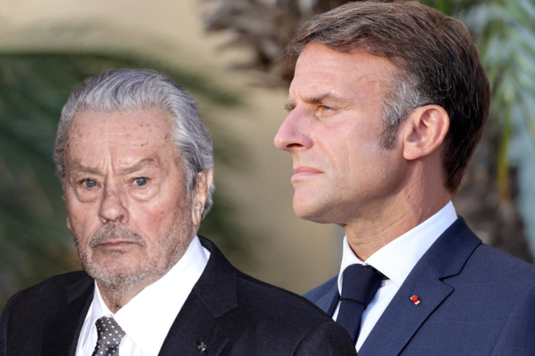 Emotivni oproštaj Emanuela Makrona od Alena Delona: Bio je više od zvezde (FOTO)