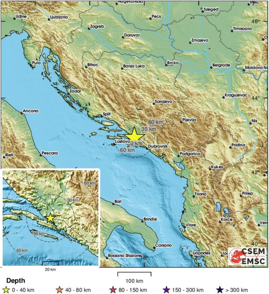 "Kratko, ali jako": Zemljotres pogodio BiH, treslo se sve do Neuma!