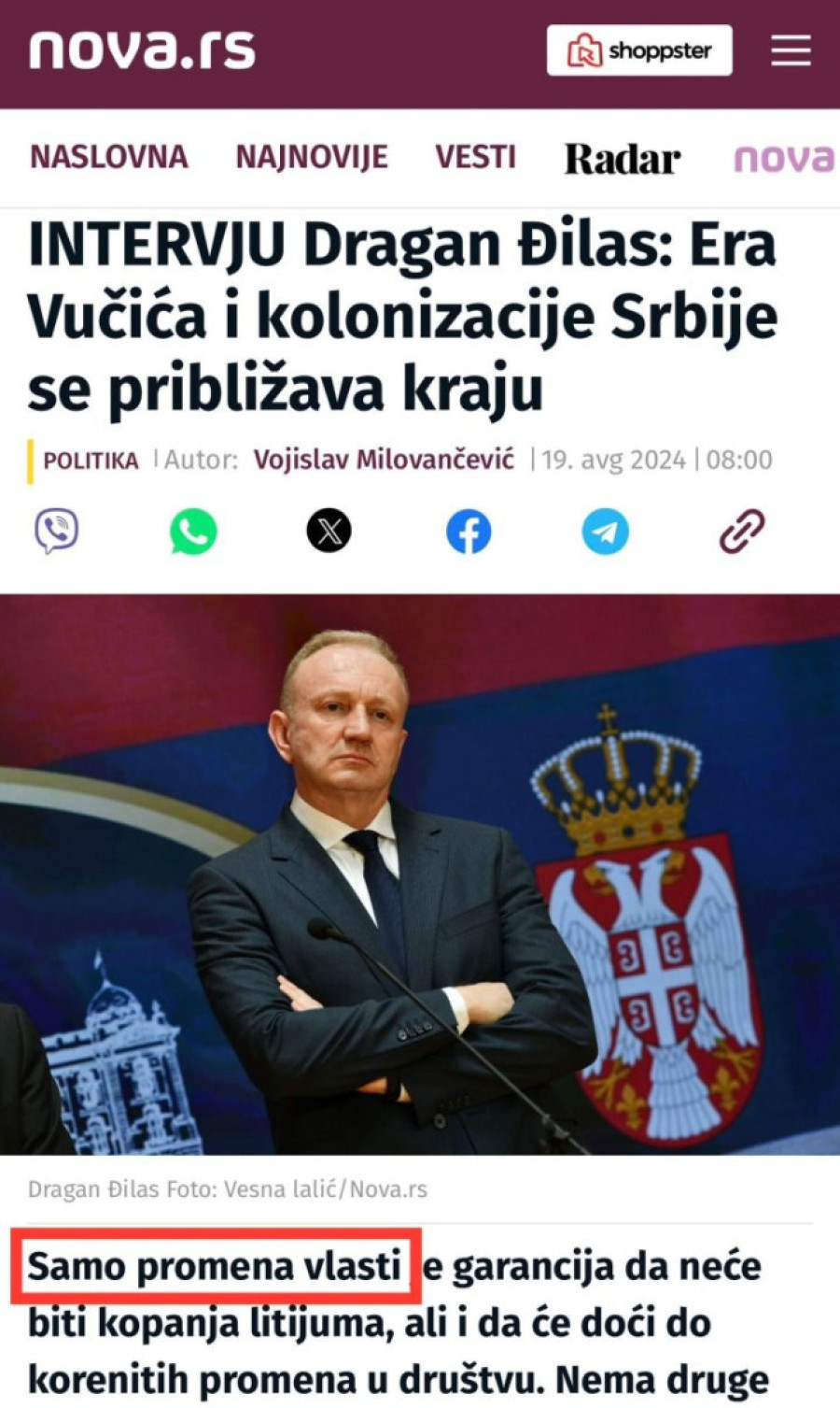 Sad su konačno pale sve maske: Đilas priznao da on organizuje proteste i da je cilj rušenje Vučića! (FOTO)