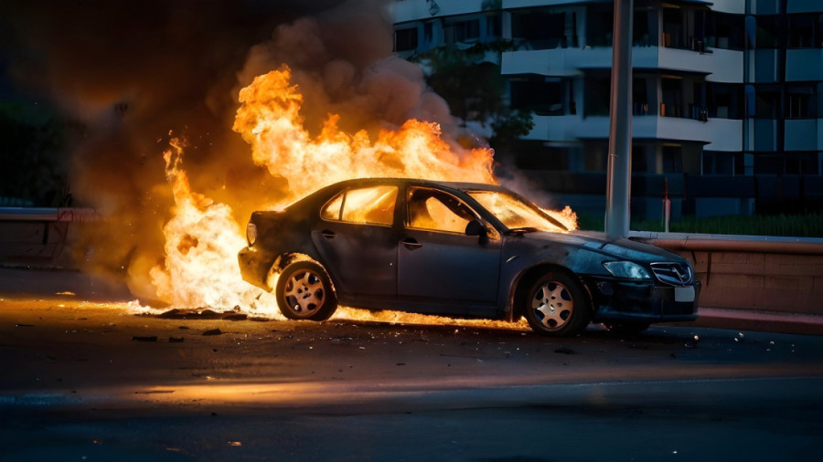 Saobraćajka u centru Beograda: Sudarila se dva vozila, jedno završilo na krovu, a ovo je sve zbunilo!