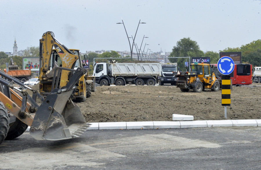 Izmene u javnom prevozu zbog radova na novom kružnom toku kod Ušća