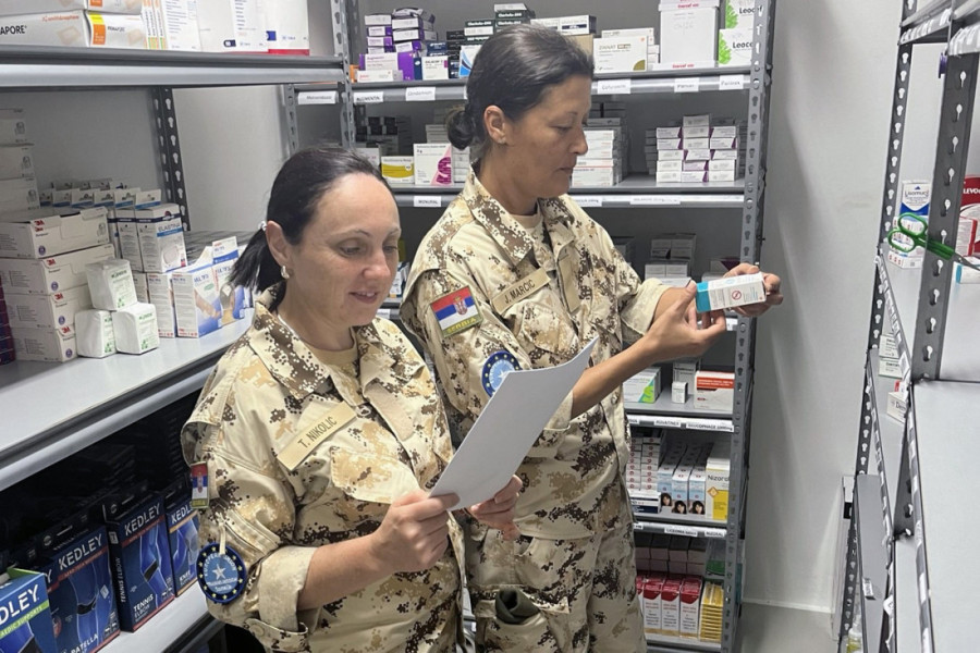 Vojska Srbija šalje novi tim u Somaliju: Lekari i medicinski tehničari nastavljaju da obavljaju zadatke (FOTO)