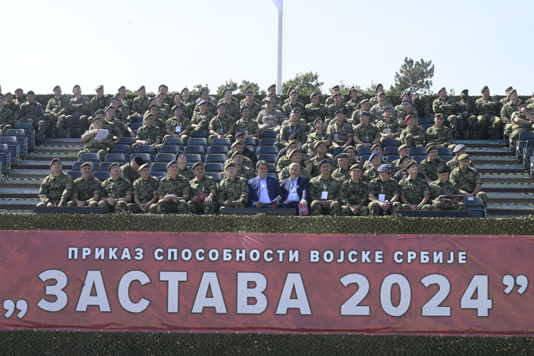 Predsednik Vučić danas na prikazu sposobnosti Vojske Srbije "Zastava 2024" u Batajnici