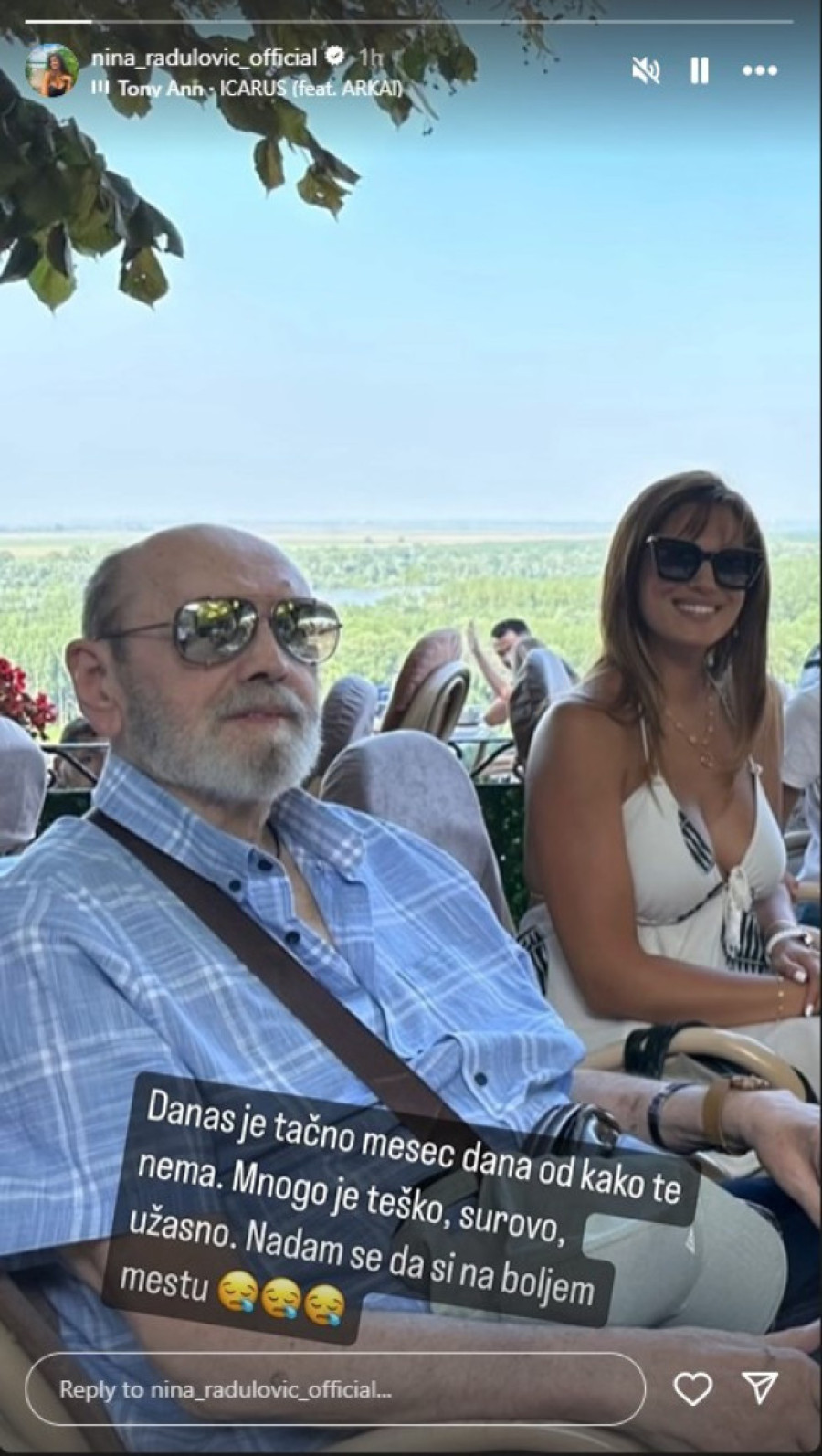 "Nadam se da si na boljem mestu!" Nina Radulović slomljena zbog smrti najvoljenijeg, voditeljka uputila potresnu poruku