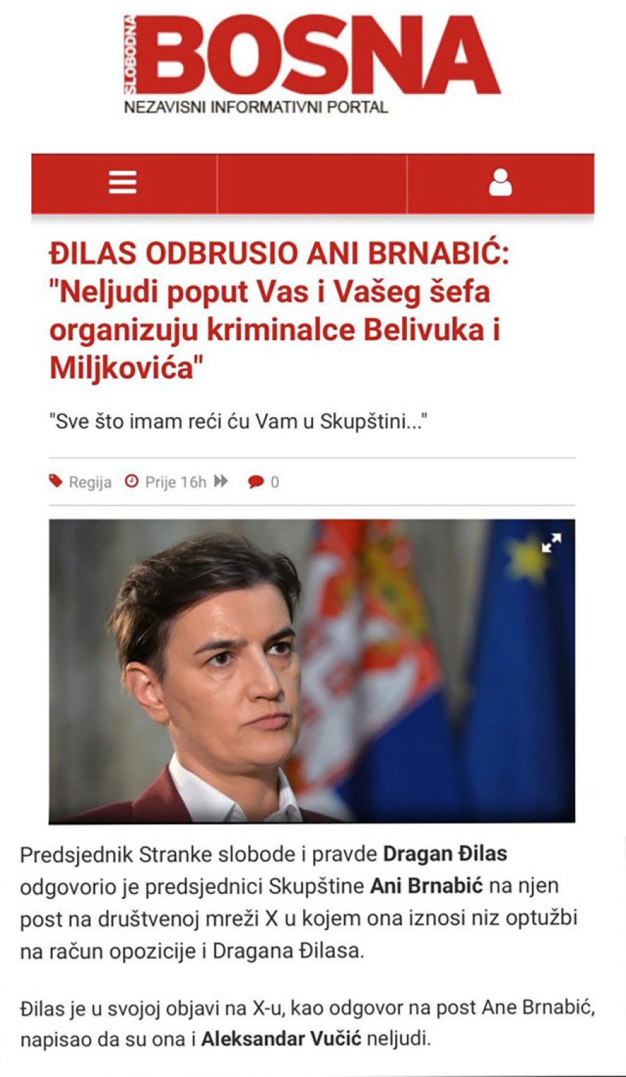 Ne prođe dan bez napada: Đilas i islamisti nastavljaju koordinisanu kampanju laži protiv Vučića i Srbije!