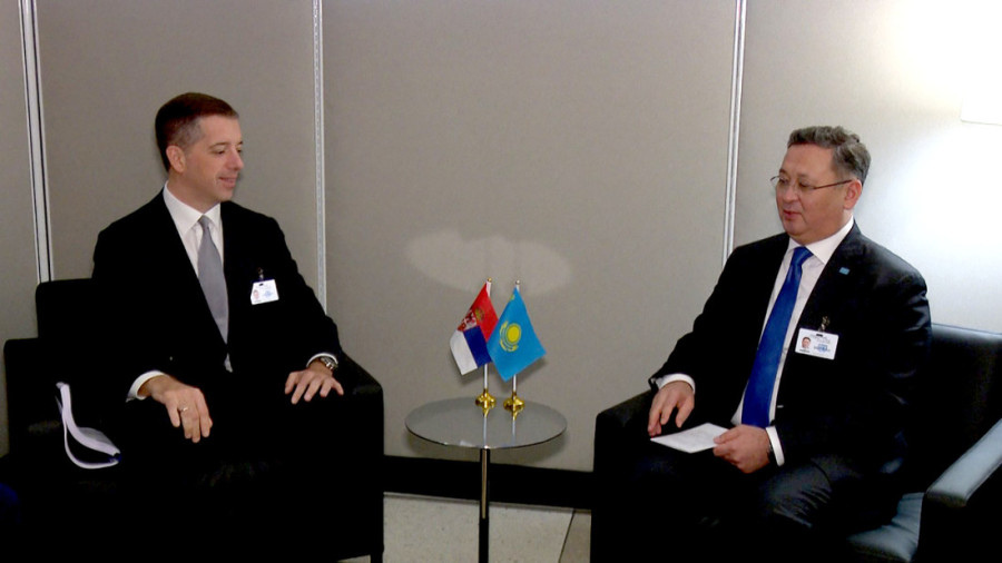 Ministar Đurić zahvalio Kazahstanu na podršci teritorijalnom integritetu i suverenitetu Srbije (FOTO)