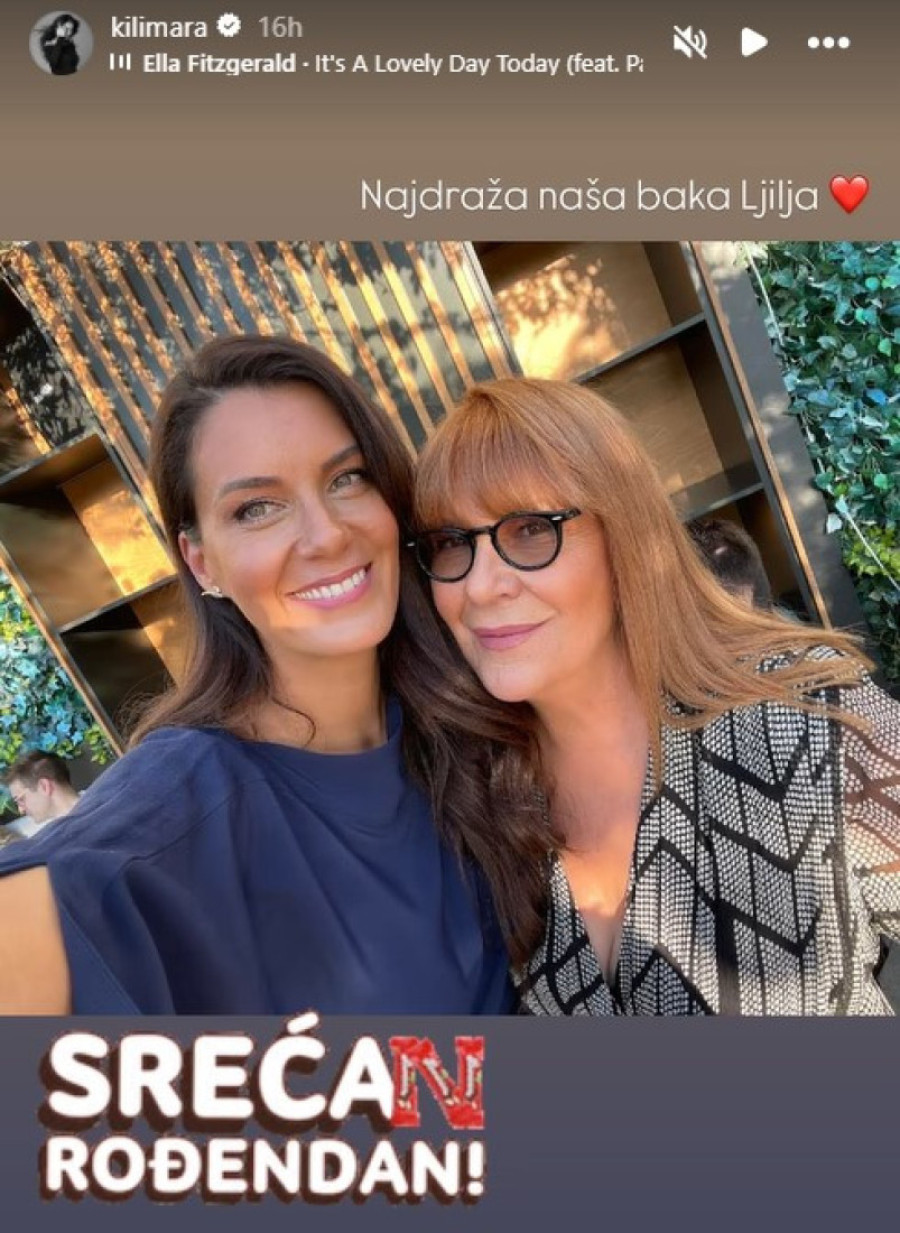 Marija Kilibarda u zagrljaju sa svekrvom! Emotivna čestitka trudne voditeljke: Najdraža naša baka! (FOTO)