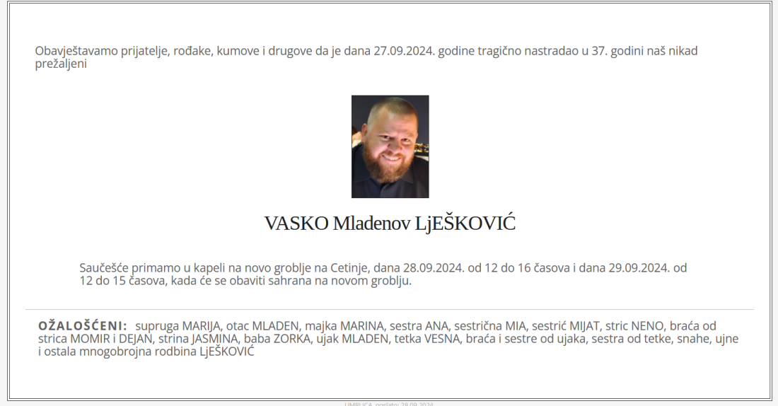 Novi detalji ubistva "škaljarca": Znao za snajper, pa se krio u kući