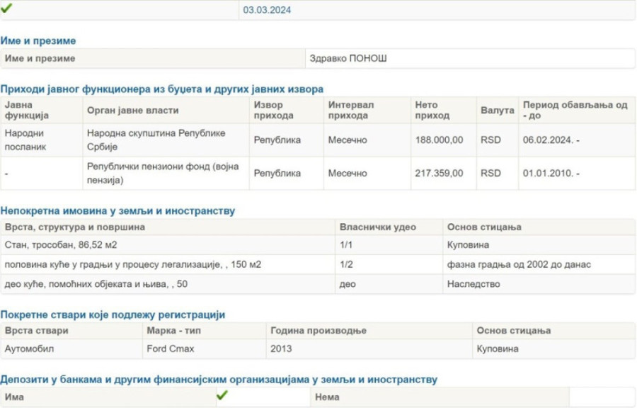 Kao bubreg u loju! Ponoš tvrdi da se u Srbiji loše živi, a penzija mu je 217.359 dinara!