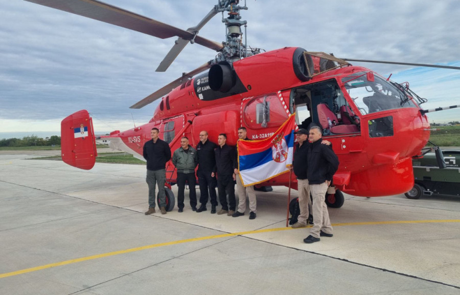 Naši vatrogasci uskaču u pomoć grčkim kolegama: Srpski helikopter kreće ka Ksilokastru (FOTO)