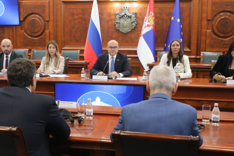 Vučević sa direktorom ruske kompanije "Roseti": Razgovor o unapređenju saradnje u oblasti energetike