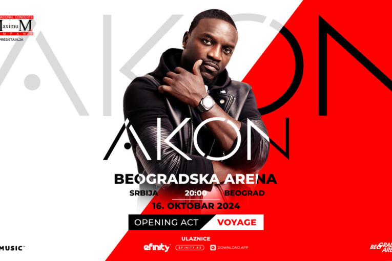 VOYAGE nastupa na AKON-ovom koncertu 16. oktobra u Beogradskoj areni!