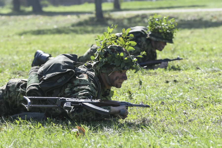 Kraj prve faze osposobljavanja: Realizovano stacionarno logorovanje vojnika na služenju vojnog roka (FOTO)