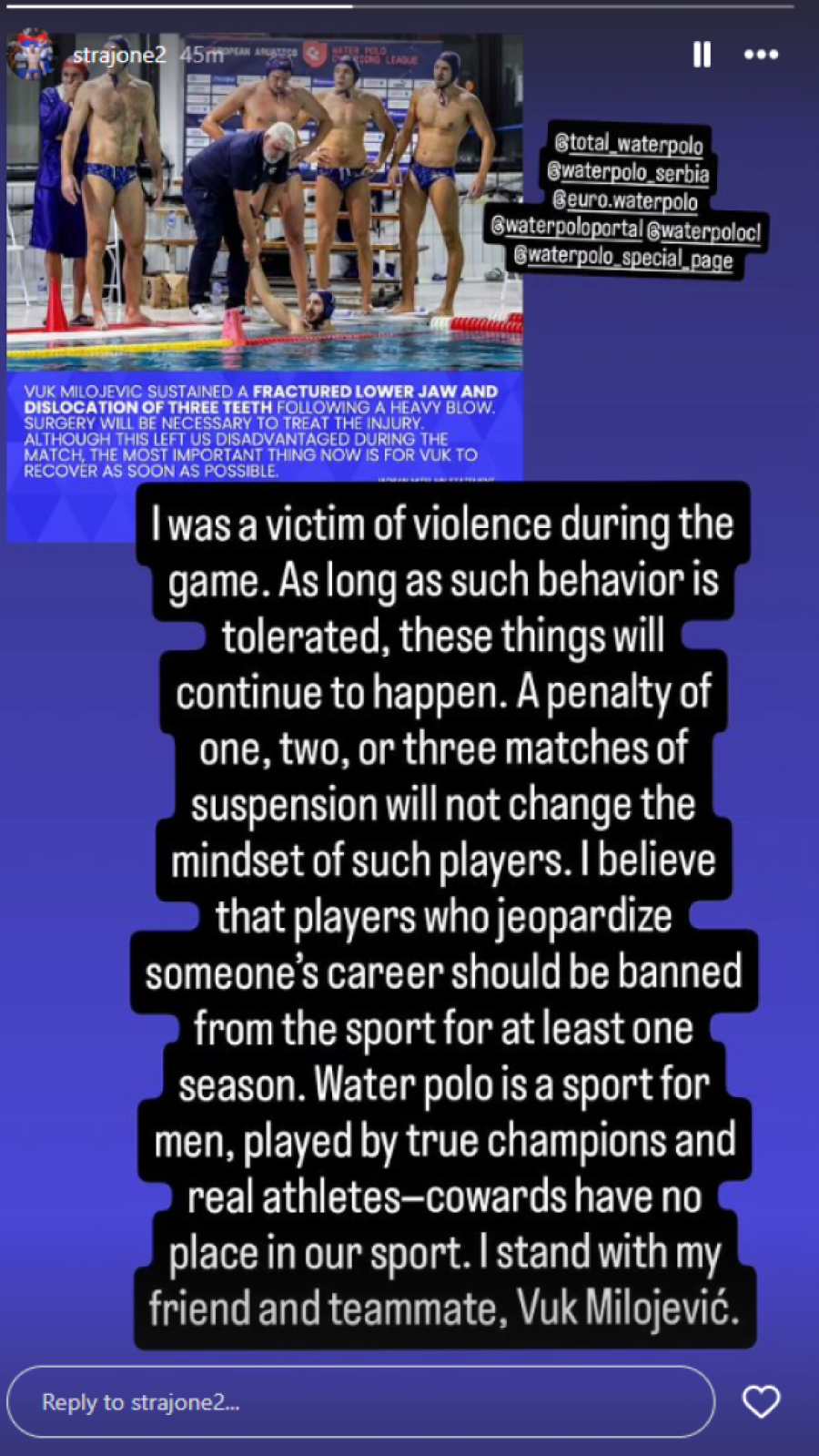 Zlatni vaterpolista zavapio nakon stravične povrede saigrača! Za kukavice nema mesta u našem sportu! (FOTO)