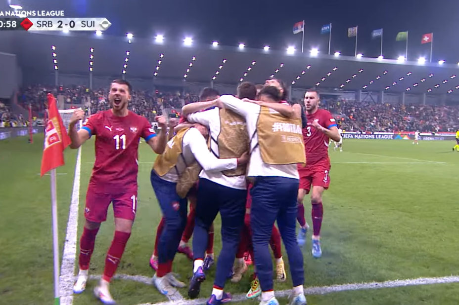 Kapiten Mitrogol povećao svoj golgeterski učinak! Srbija je ovako došla do 2:0 protiv Švajcarske (VIDEO)