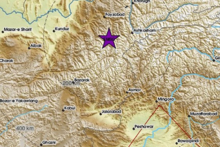 Jak zemljotres pogodio Avganistan!