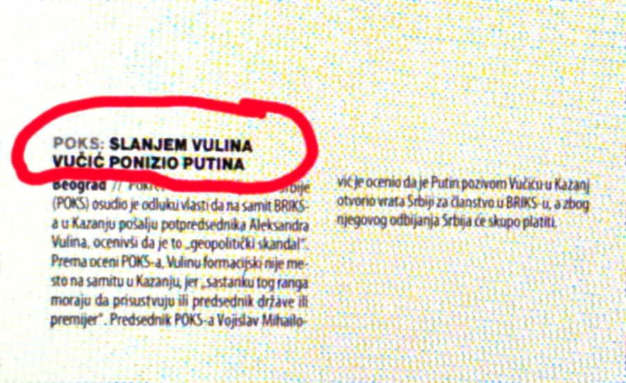 Prijateljski odnosi im smetaju: Tajkunski mediji prvo tvrde da Vučić ponižava Putina, a onda pišu da mu se dodvorava? (FOTO)