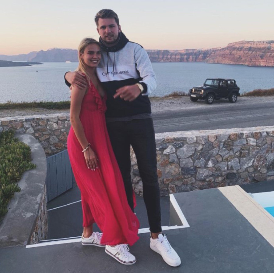 Anamarija Goltes i Luka Dončić