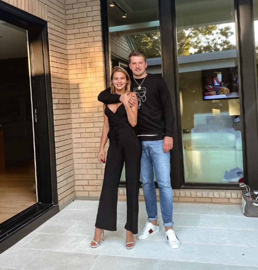 Anamarija Goltes i Luka Dončić