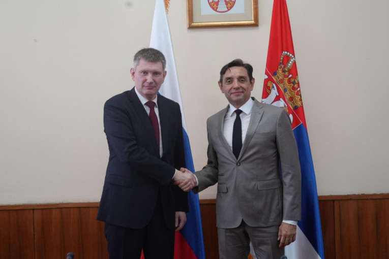 Vulin sa ministrom ekonomskog razvoja Ruske Federacije Maksimom Rešetnjikovim (FOTO)