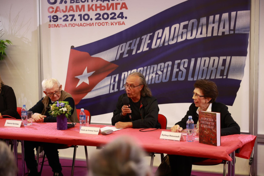 Na Sajmu predstavljena knjiga "O srpskoj umetnosti s ljubavlju" Ljubice Miljković