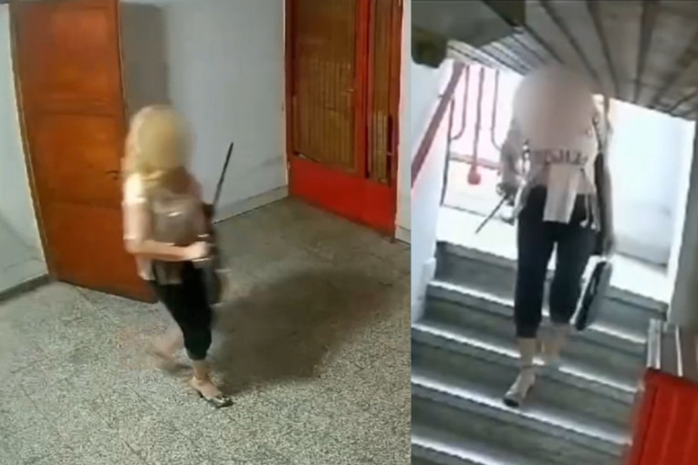 Žena teroriše stanare u Novom Sadu: Pali baklje po zgradi i hoda sa isukanim mačem! Svi u strahu! (VIDEO)