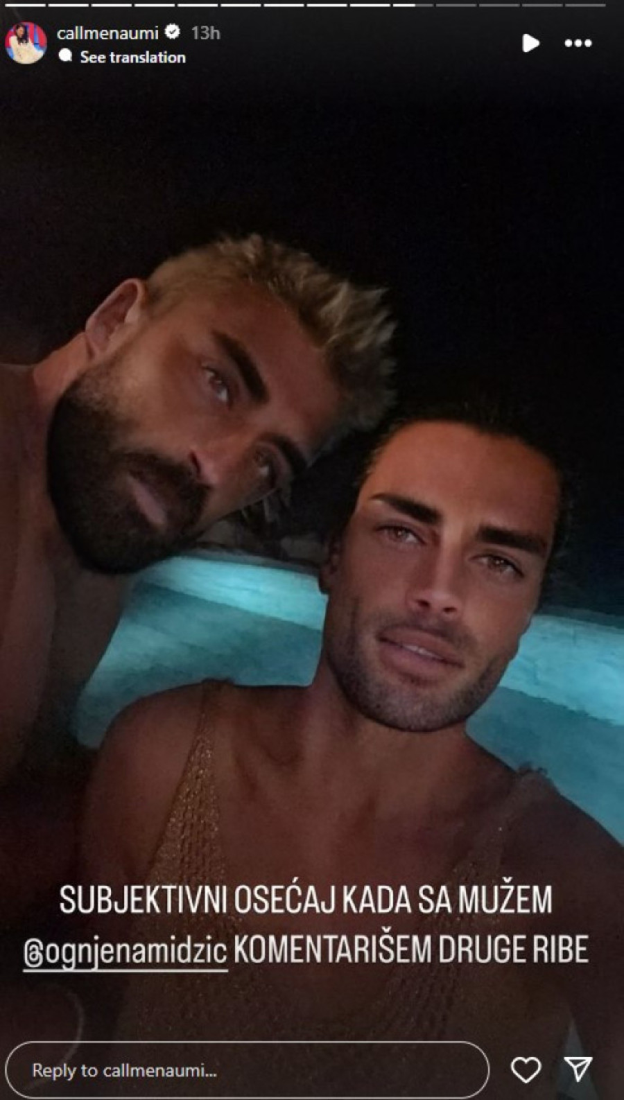 Amidžić otputovao na luks destinaciju sa suprugom: Ognjen i Mina pokazali šta rade dok su sami