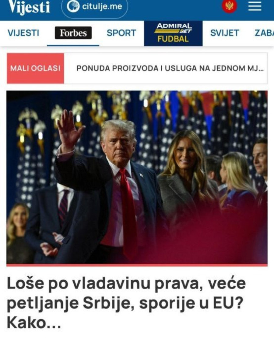 Hrvati zakukali: Ni Bajden nije mogao da natera Vučića da uvede sankcije Rusiji, a neće ni Tramp