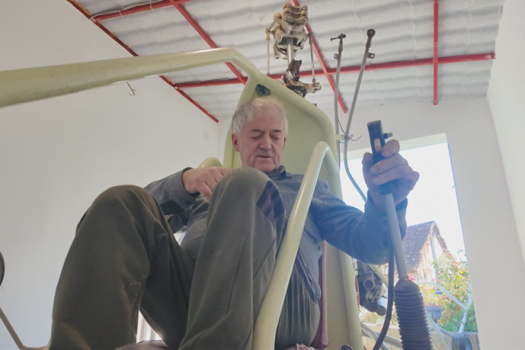Srbin za Ginisa: Ljubiša iz Ražnja sam napravio helikopter, na njemu radi iz hobija dvadeset punih godina, još malo pa je gotov (FOTO)