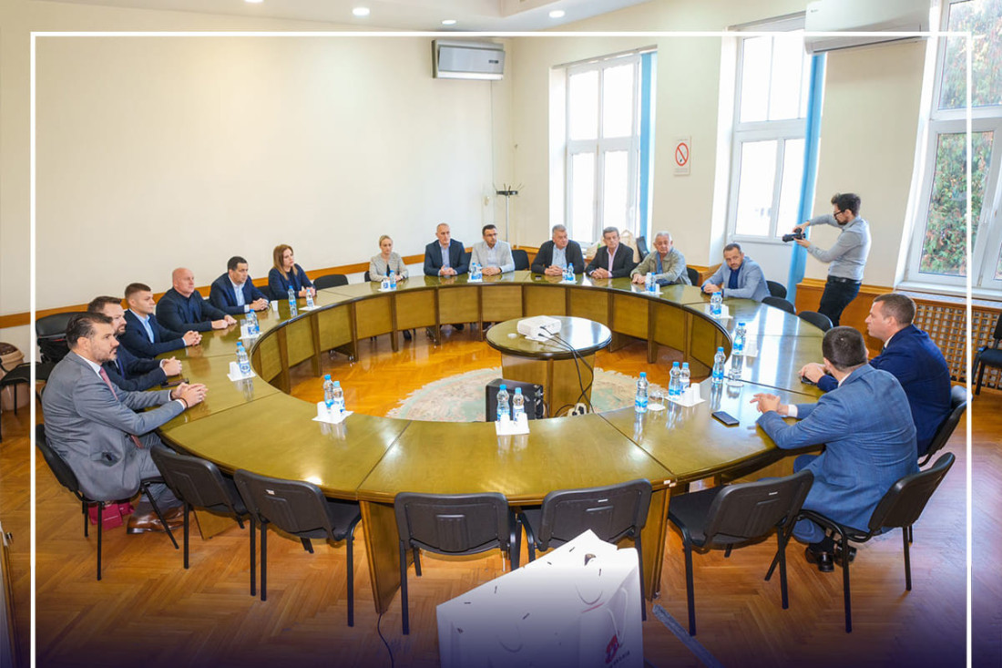 Predsednik opštine Inđija Marko Gašić primio predstavnike bratskih opština