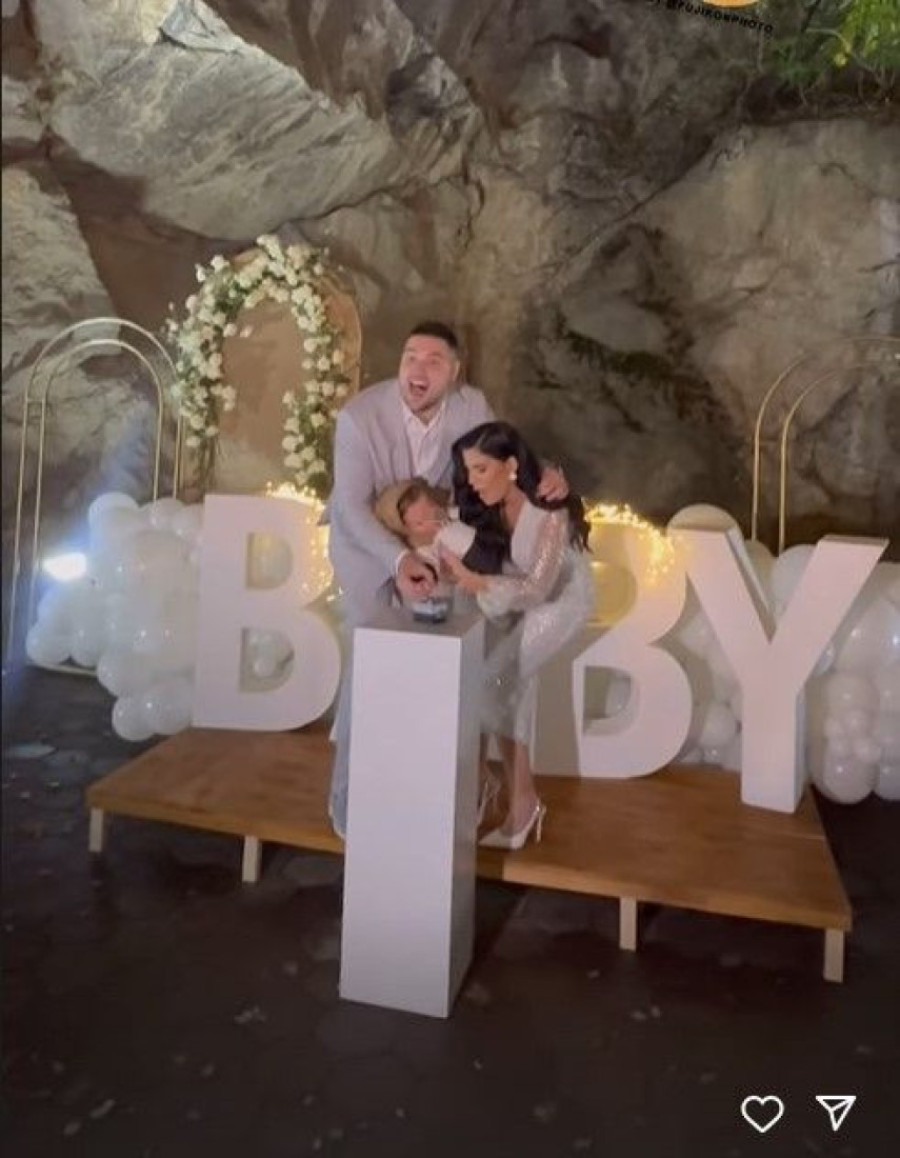 Ljuba Perućica doveo sina da upozna sestru: Porodica na okupu u dirljivom trenutku pred porodilištem! (FOTO/VIDEO)