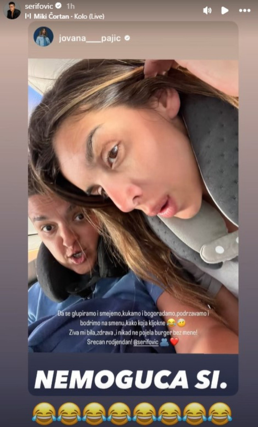 „Nemoguća si!" Jovana Pajić je tako čestitala Mariji Šerifović 40. rođendan, da je izmamila hit reakciju pevačice (FOTO)