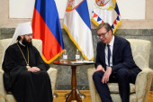 Vučić sa mitropolitom Antonijem: Vek hrama simbolizuje bliskost dvaju naroda i dveju crkava