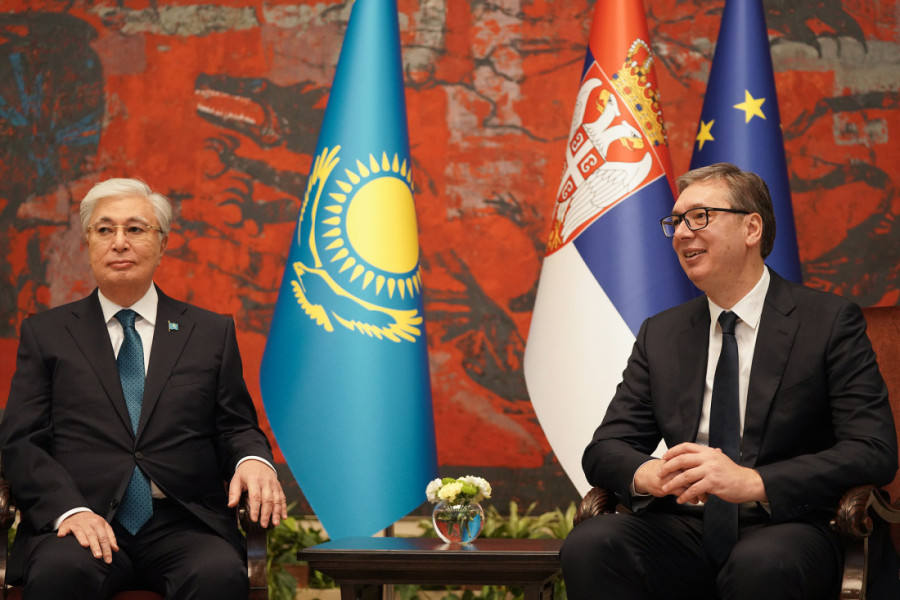 "Bili ste iskreni prijatelj Srbije i kada nije bilo lako" Vučić sa predsednikom Kazahstana: Očuvanje mira je od suštinskog značaja (VIDEO)
