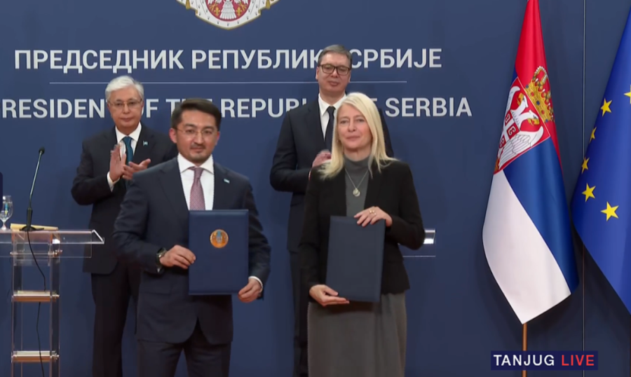 "Bili ste iskreni prijatelj Srbije i kada nije bilo lako" Vučić sa predsednikom Kazahstana: Očuvanje mira je od suštinskog značaja (VIDEO)