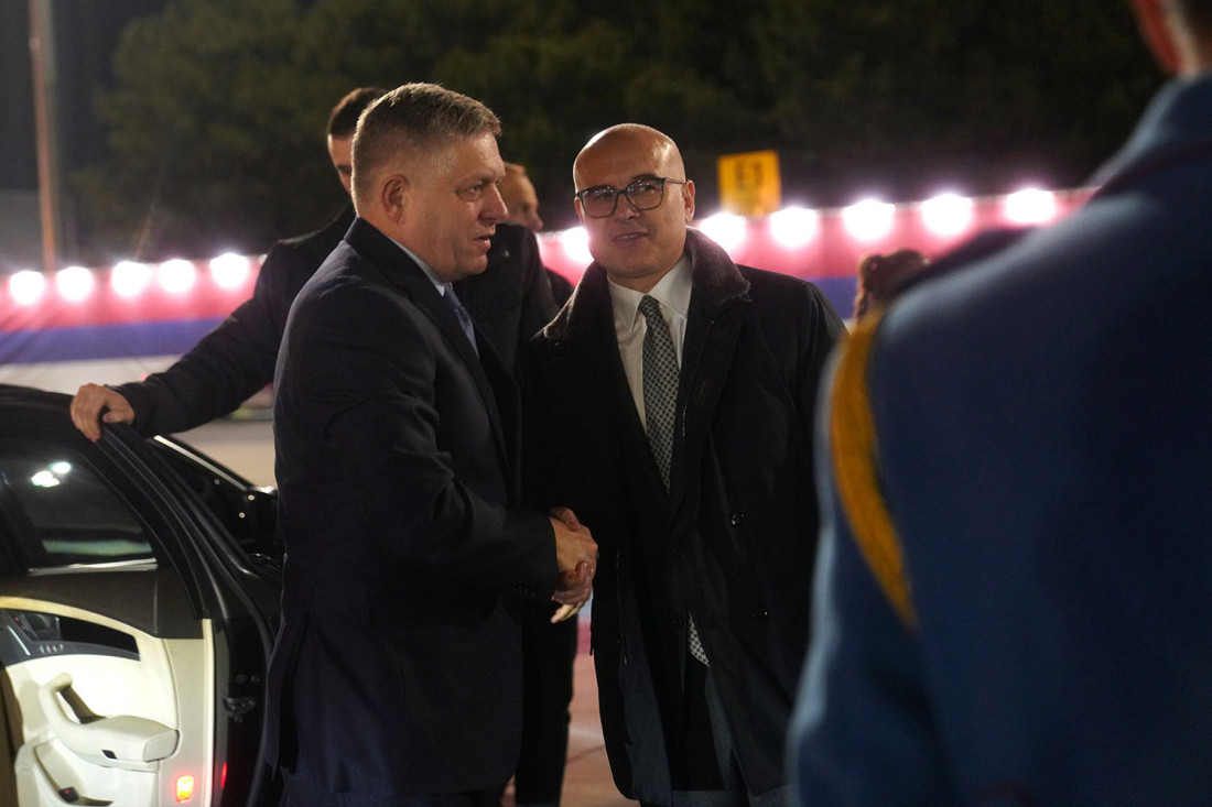Vučević ispratio slovačkog premijera Fica sa aerodroma "Nikola Tesla"