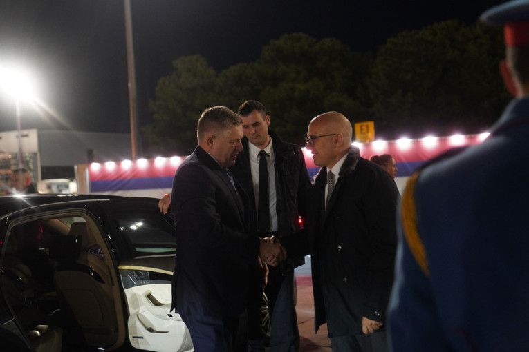 Vučević ispratio slovačkog premijera Fica sa aerodroma "Nikola Tesla"