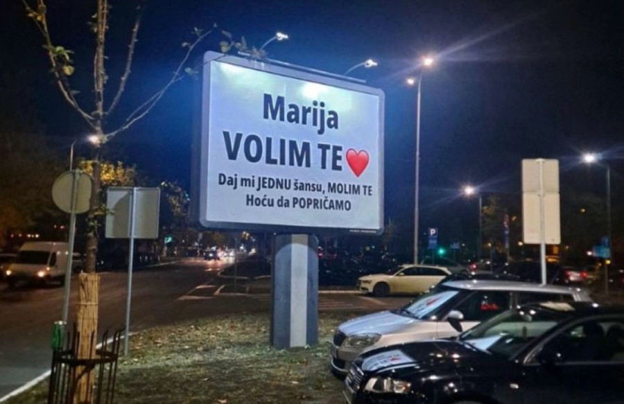 Da li je nešto zgrešio? Osvanuo bilbord u Beogradu, neko traži još jednu šansu (FOTO)