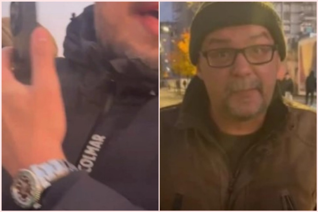 Štimac predvodi proteste, a na ruci "roleks"! Dok bivši košarkaš psuje i vređa, drugi opozicionar poručuje: Jurićemo vas po ulicama! (VIDEO)