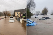 Velški grad pod uzbunom zbog oluje Bert: Naređena hitna evakuacija, bujica nosi sve pred sobom! (VIDEO)